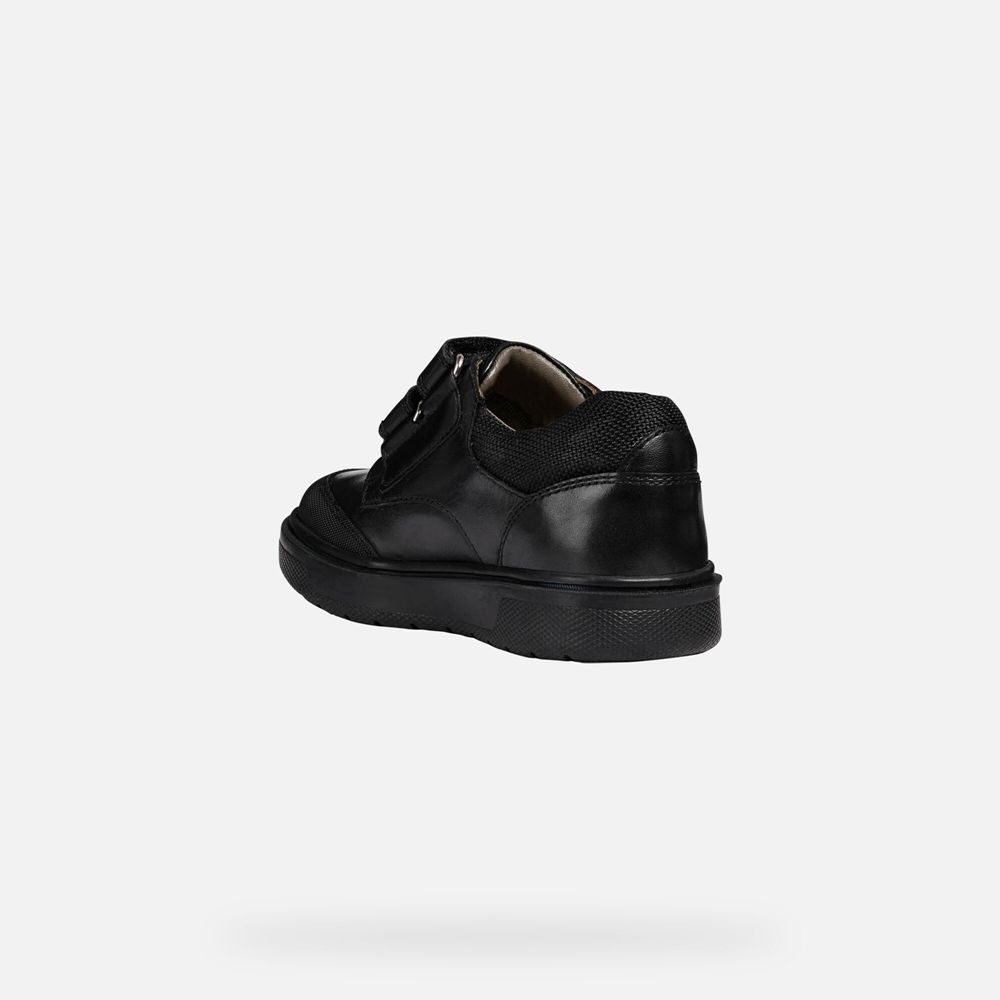 Geox Sneakers Black Riddock - Geox Boys Shoes - YKUAJR042